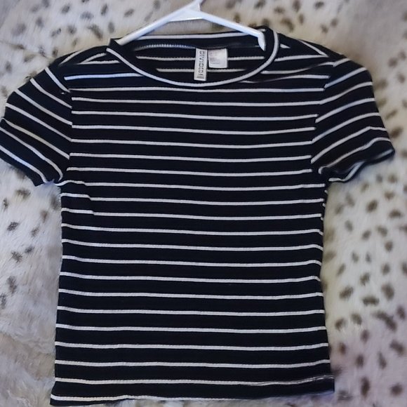 DIVIDED H&M BASIC Striped T-shirt - Picture 1 of 2